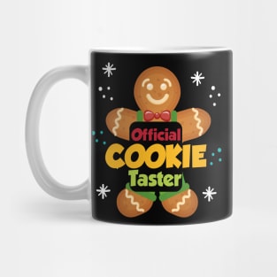 Official Christmas Cookie Taster Gingerbread Man Mug